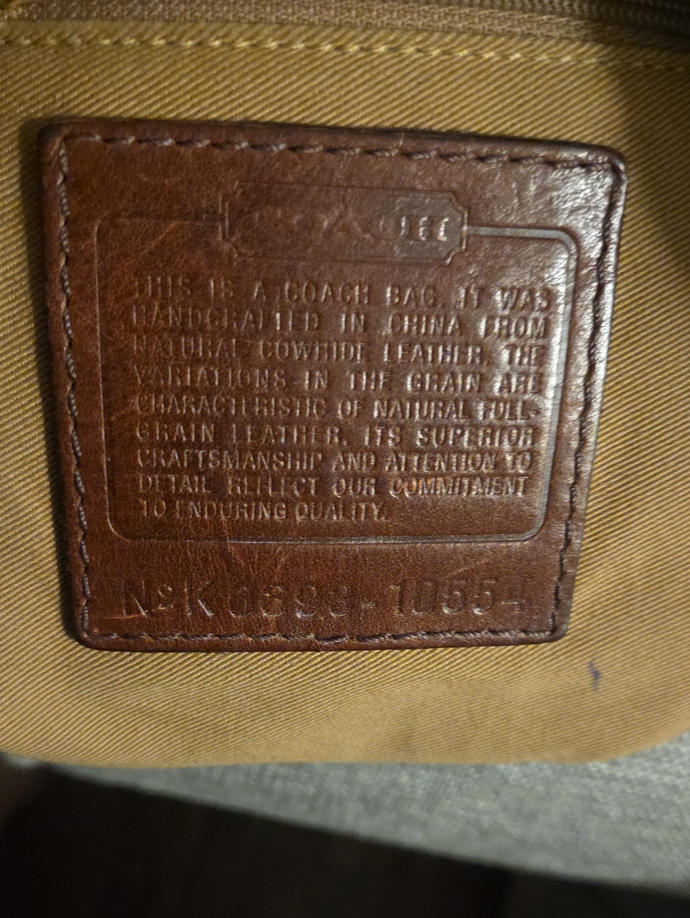 COACH 2006 Mahogany/ Whiskey Hamptons Hobo Shoulder Bag #10554 - Picture 13 of 13